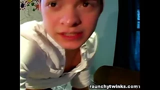 Teen Twink Homemade Striptease And Masturbation Video